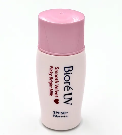 Biore UV Smooth Velvet Pinky Bright Milk SPF 50+