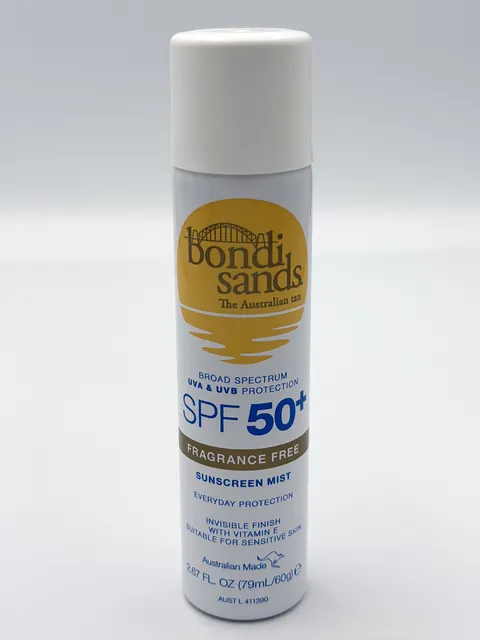 Bondi Sands Face Sunscreen Mist Fragrance Free SPF 50+