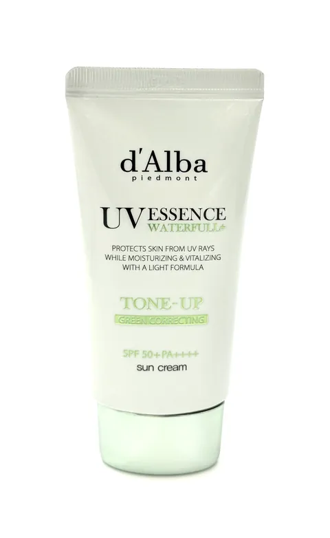 D'ALBA - UV Essence Waterfull Tone-Up Green Correcting Sun Cream SPF 50+ PA++++