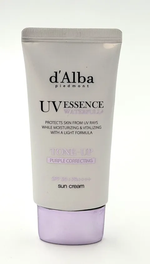 D'ALBA - UV Essence Waterfull Tone-Up Purple Correcting Sun Cream SPF 50+ PA++++