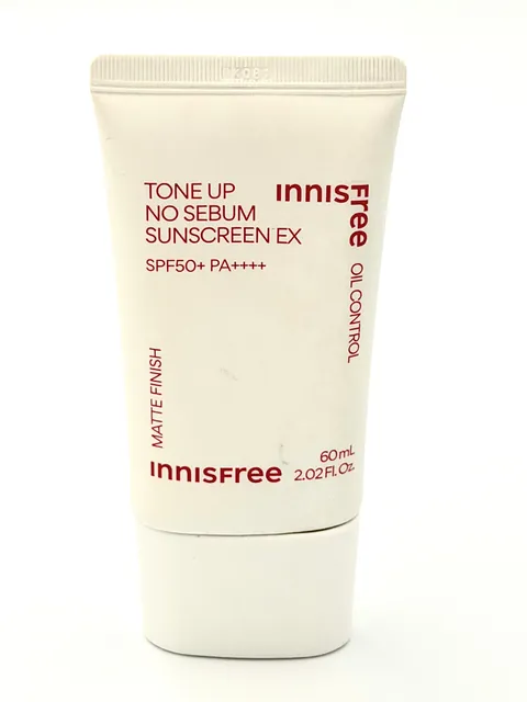 INNISFREE - Tone Up No Sebum Sunscreen EX SPF50 60ML For Oil Control - Matte Finish