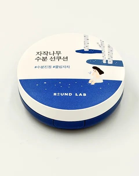 ROUND LAB - Birch Juice Moisturizing Sun Cushion SPF50+ Pa++++