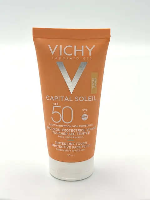 VICHY Laboratoires - Capital Soleil Tinted Dry Touch Protective Face Fluid SPF 50